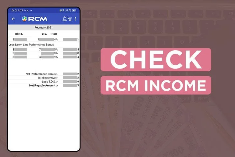 Check Rcm Business Income chart | rcm business commission